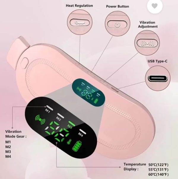 Menstrual Heating Pad Belt – Portable Period Pain Relief