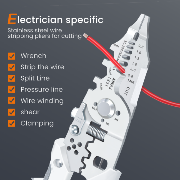 10-in-1 Multi-Function Wire Stripper & Cutter