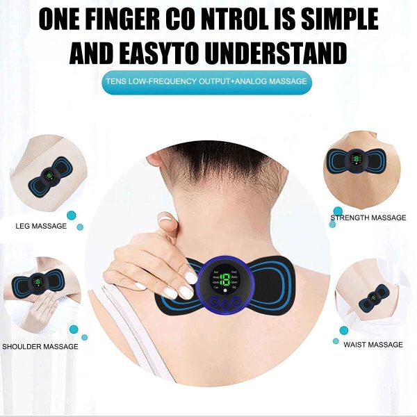 EMS Neck & Body Massager with Heating Pad