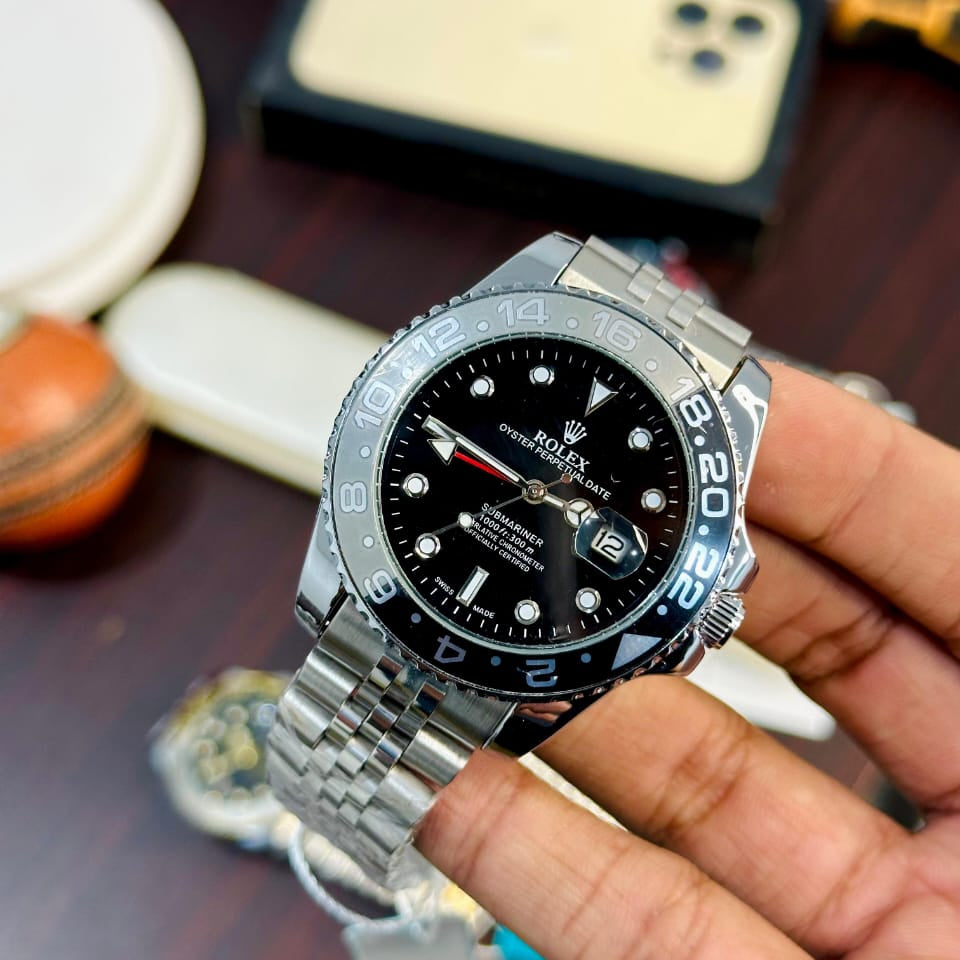Rolex Luxury Inspired Green & Black Quartz Watch