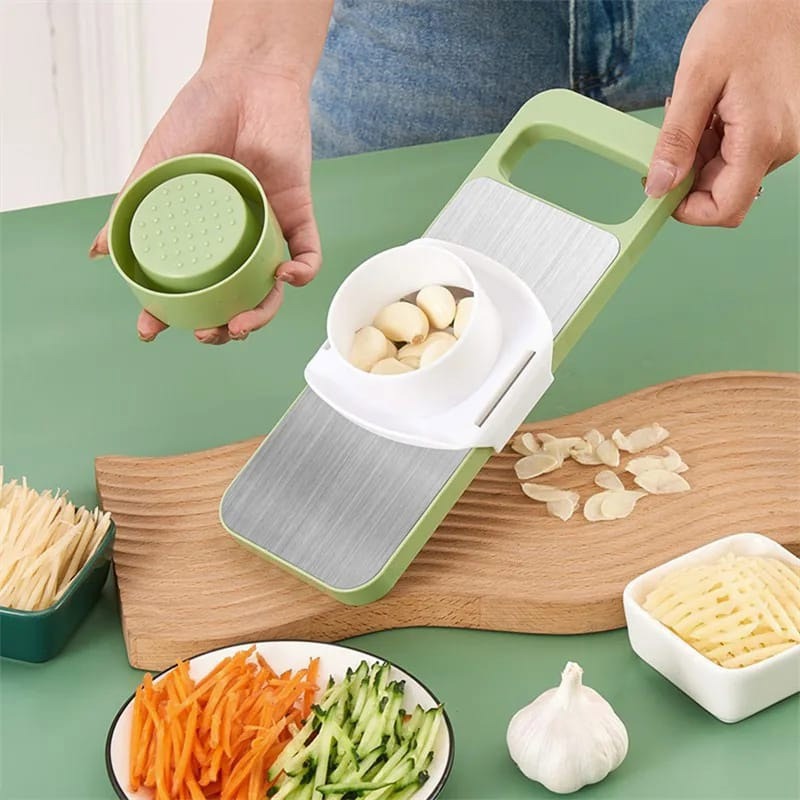 5-in-1 Vegetable Cutter Multifunctional Stainless Steel Kitchen Slicer