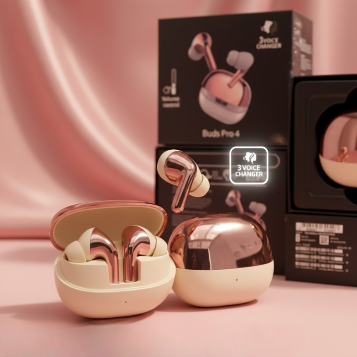 Buds 4 ANC Wireless Earbuds – Bluetooth Earphones with Noise Cancellation
