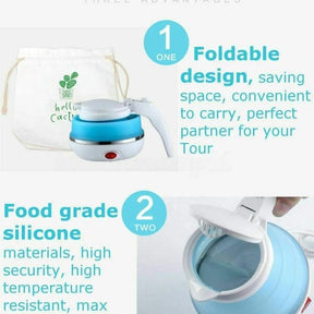 Portable Electric Travel Kettle – Fast Boiling