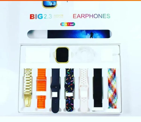 I20 Ultra Max Suit Smart Watch with Earbuds
