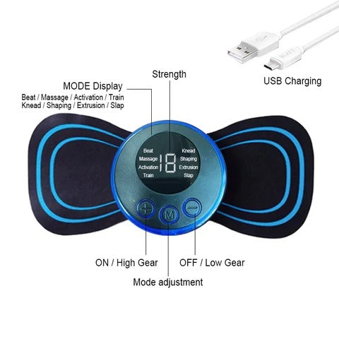 EMS Neck & Body Massager with Heating Pad